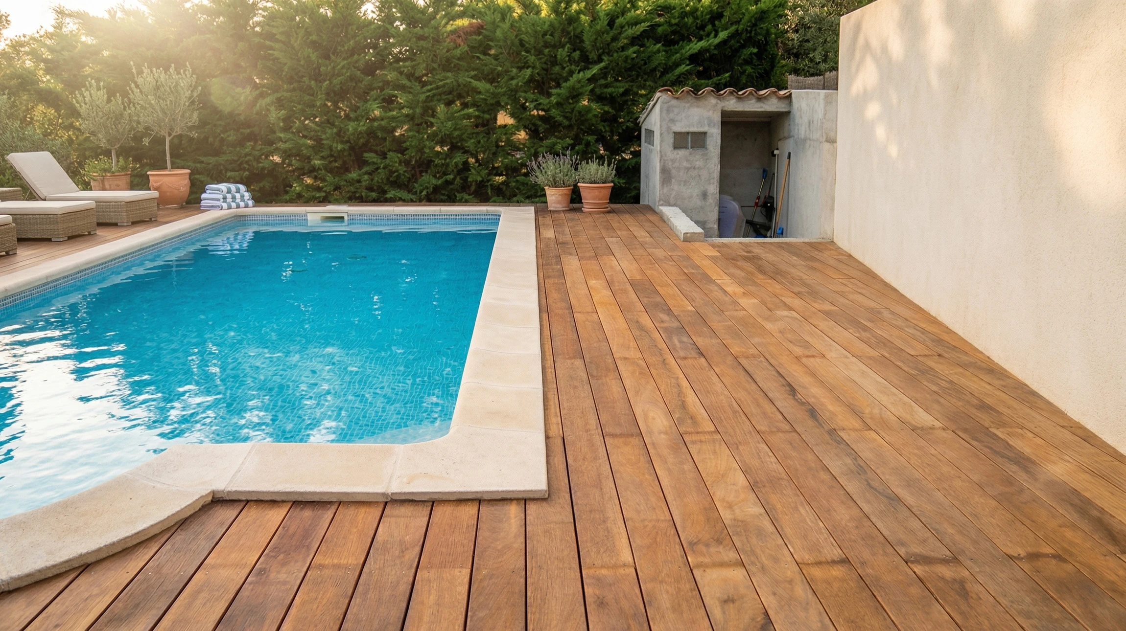 Scène extérieure d'une extension de maison individuelle avec véranda attenante